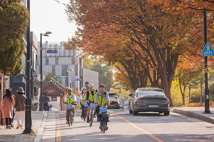 地元民のように楽しむソウル：隠れた名所と韓国語料理のEバイクツアー