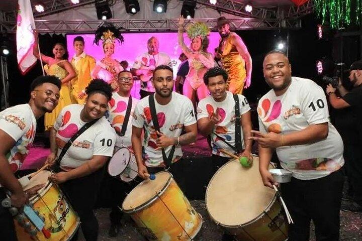 Traditionel samba-dans i Sao Paolo