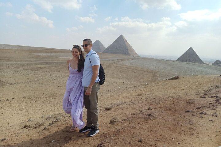 Tour privato Giza Pyramids Sphinx Camel Ride