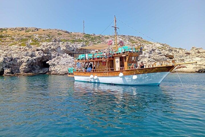 All Day kryssning på Rhodos, traditionell lyxbåt (all inclusive)