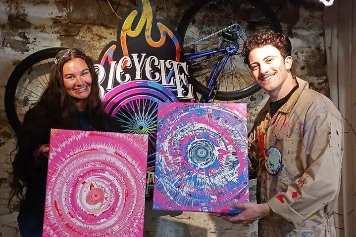 Atlanta Creative Fun : Fahrrad-Spin-Art-Erlebnis
