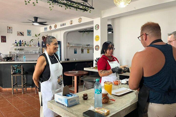 本格ビーチフロントメキシコ料理教室カフェジャガーコスタマヤ