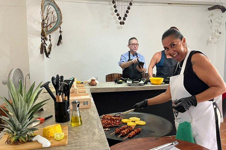 Authentique cours de cuisine mexicaine en bord de mer Café Jaguar Costa Maya