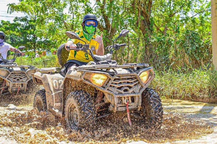 buggy Äventyr i Punta Cana till vatten Cave och Macao Beach