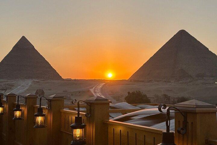 Dîner VIP avec Pyramides Vue Son et Lumière avec Pickup