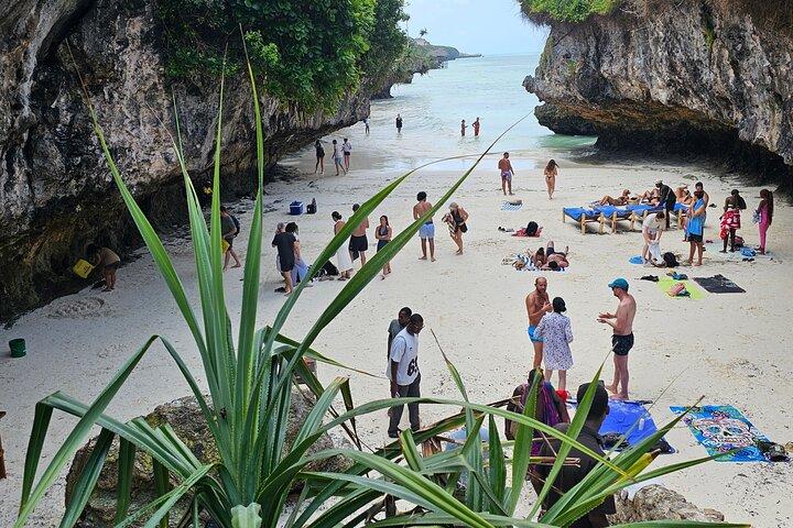 Grotta di Salaam, spiaggia di Mtende, spiaggia di Paje + ristorante rock