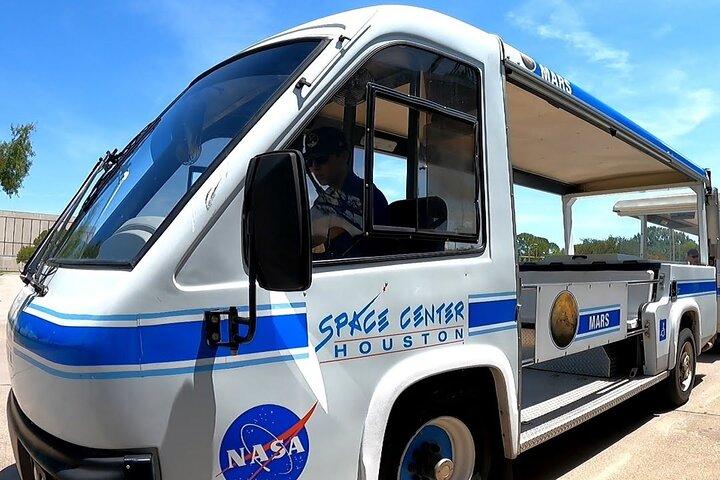 Bilhete de Houston NASA com transporte