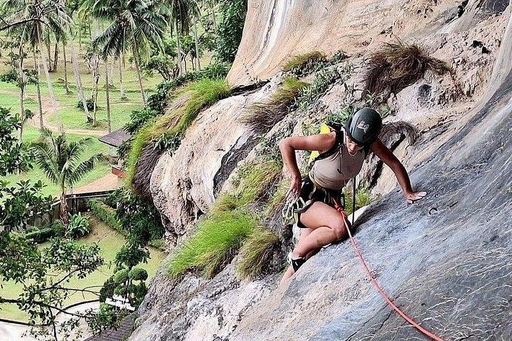 ライレー・クラビ半日ロッククライミングとビッグバット洞窟