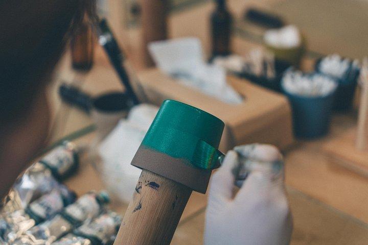 Urushi Lacquerware Craft Workshop en el distrito de Nishijin de Kioto