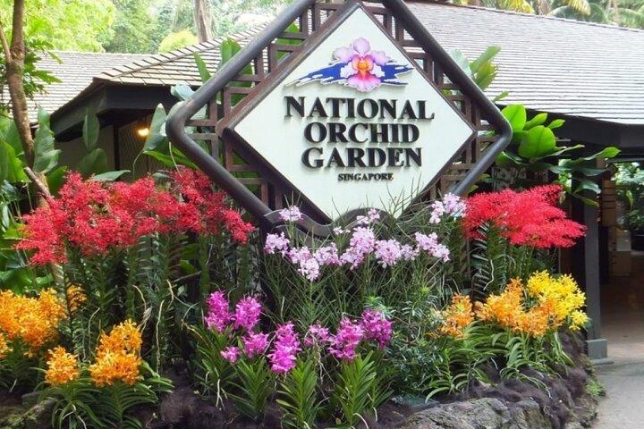 Entrada para o Singapore National Orchid Garden
