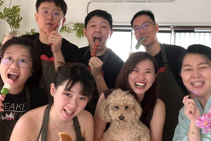 渋谷近郊でもち抹茶グルテン無料和菓子教室