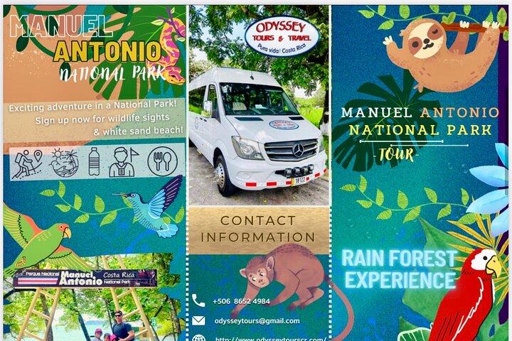 Manuel Antonio park och strandtur