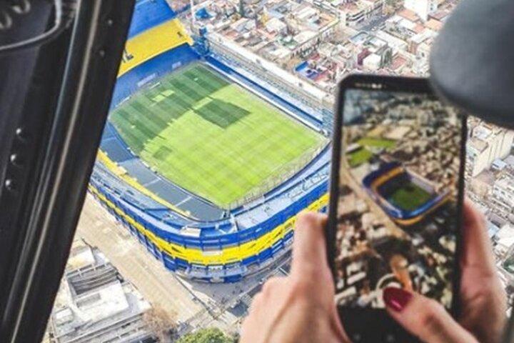 Helikopteröverflygning i Buenos Aires