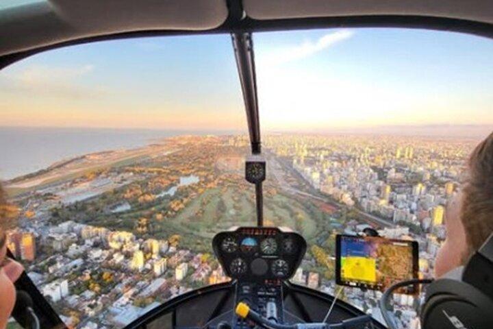 Helikopteröverflygning i Buenos Aires