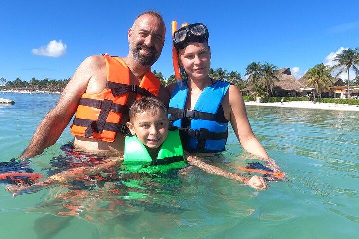 Swim with sea turtles