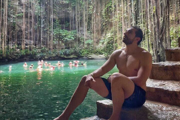 Chichen Itza med Cenote Suytun och Cenote Ikkil Från Tulum