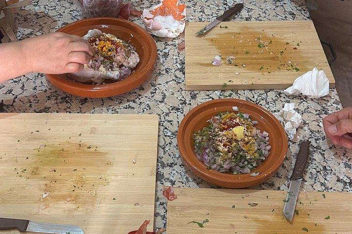 Cours privé de cuisine de 4 heures à Marrakech