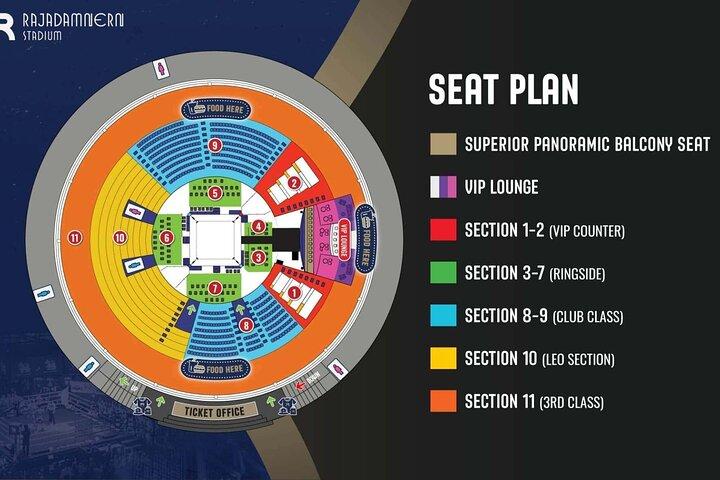 Rajadamnern Thai Boxing Stadium Bangkok Pass