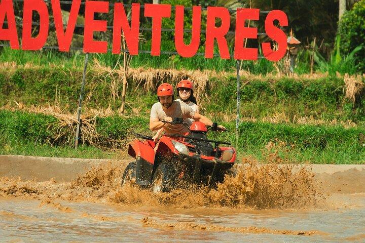 Ubud ATV Quad Bike Ride : Tunnel & Wasserfall Abenteuer Tour Bali
