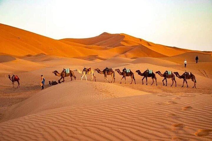Merzouga Desert Tour from Marrakech Sahara Camel Ride & CamP