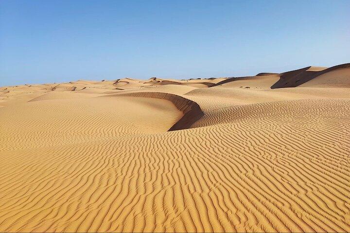 Safari dans le désert du Rub al-Khali avec un guide touristique germanophone.