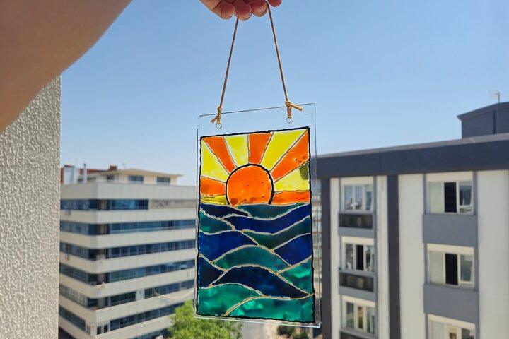 Istanbul Traditionele workshop Glas-in-lood schilderen
