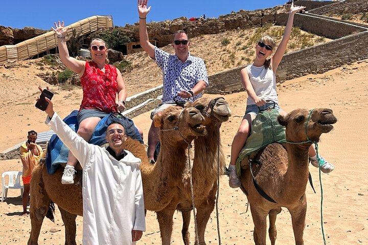Gita privata di un giorno a Tangeri da Tarifa o Malaga con giro in cammello