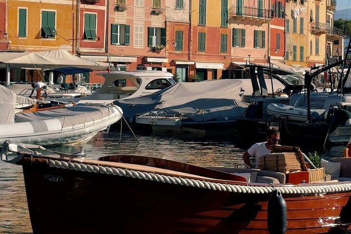 ポルトフィーノ海岸ボートに乗って2時間のイタリア語リビエラの魅力