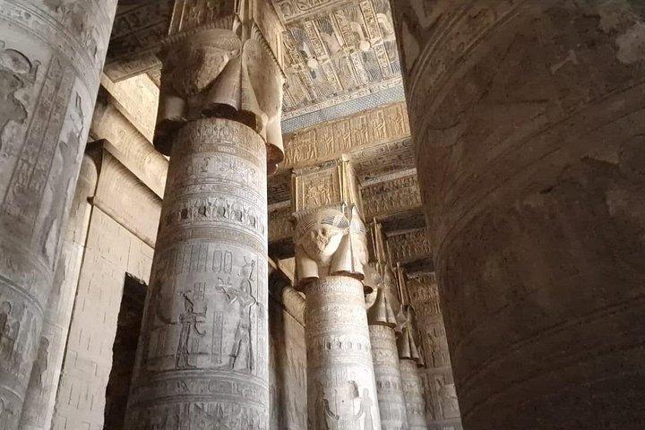 Privat halvdag i Dendera-templet fra Luxor