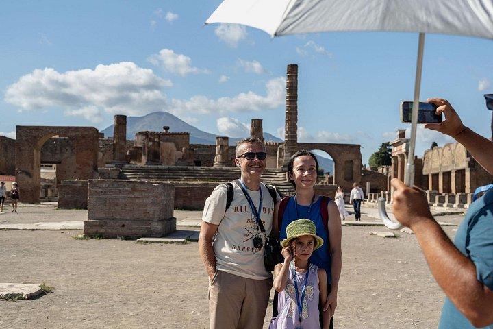 De Rome : Visite guidée de Pompéi et excursion d'une journée à Sorrente