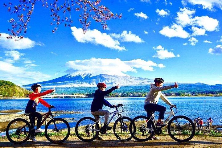 富士山ツインレイクサイクリングツアー押野八海&新倉山公園