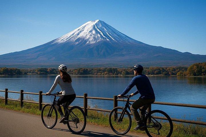 富士山ツインレイクサイクリングツアー押野八海&新倉山公園