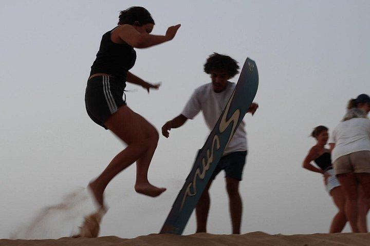 Agadir/Taghazout: Sandboarding, Dinner & Fire, Quad/Camel Option