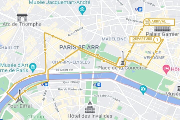 Paris Tootbus Festive Christmas Lights Tour