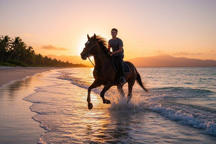 Puerto Plata: Horse riding: Adventure on the beach, river and jungle