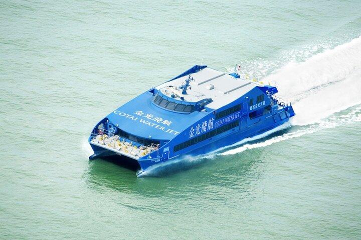 Bilhetes de ferry entre Hong Kong Island e Macau