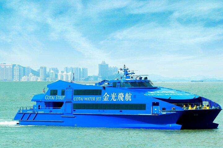 Bilhetes de ferry entre Hong Kong Island e Macau