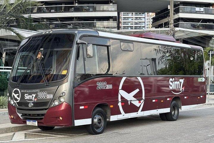 海岸沿いのホテルからフォルタレザ空港まで送迎します。