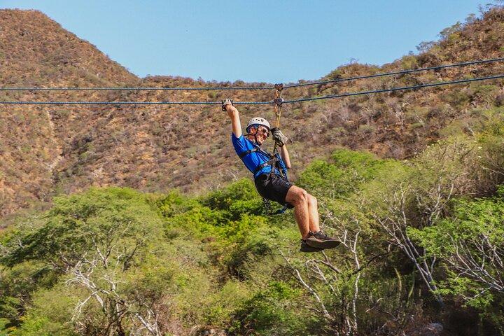 Utomhus Zip Line äventyr i Cabo San Lucas