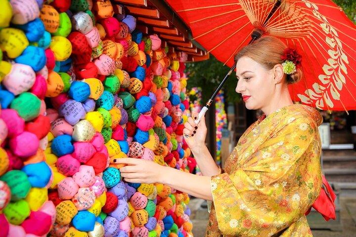 京都の着物でおしゃれ変身とロケーション撮影