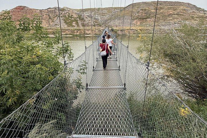 カルガリー発ドラムヘラー＆フードゥー日帰り旅行、バッドランズを探検