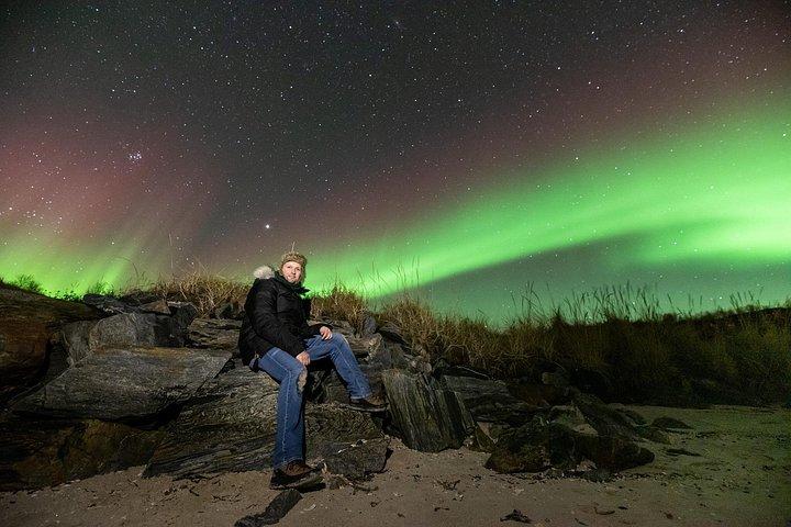 Tromsø : 写真家と行くミニバンによるオーロラツアー