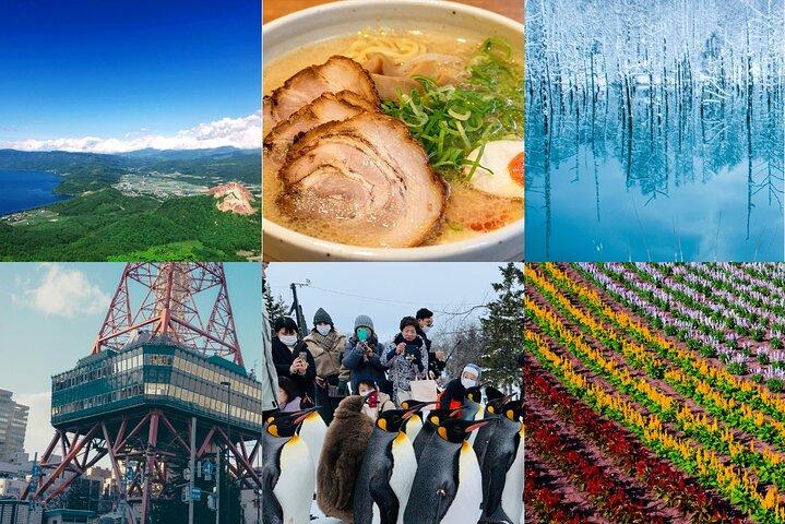 Private 1-tägige Hokkaido-Tour ab Sapporo Individualisierbarer Reiseplan, Reiseroute