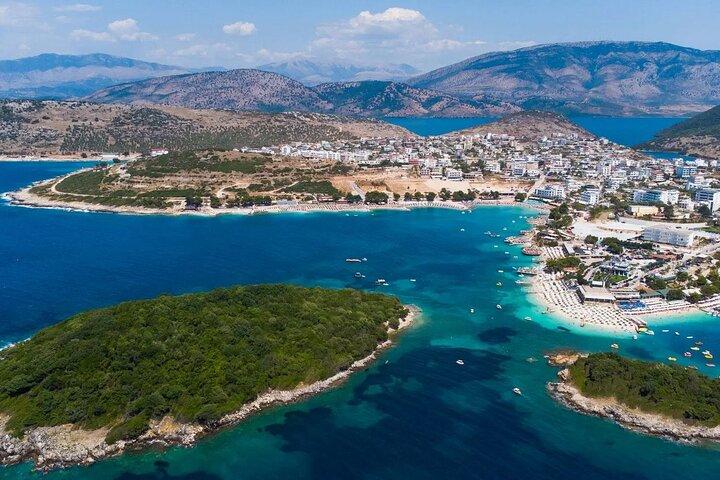De Tirana/Durres/Golem: Saranda, Ksamil e Blue Eye