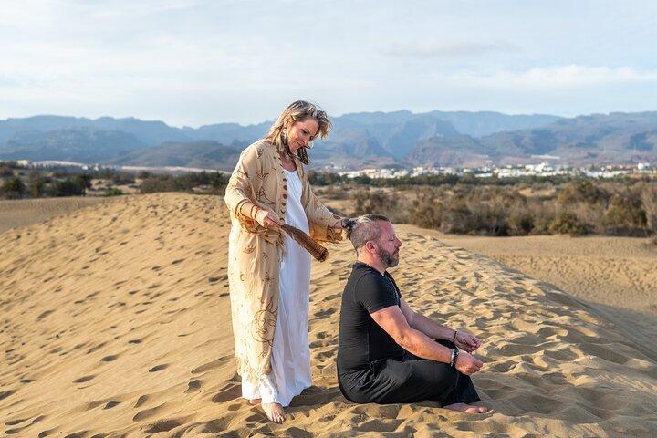 Fotoshoot ved Dunas Maspalomas i Desert Beach Ocean View