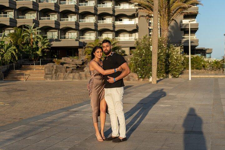 Fotoshoot ved Dunas Maspalomas i Desert Beach Ocean View