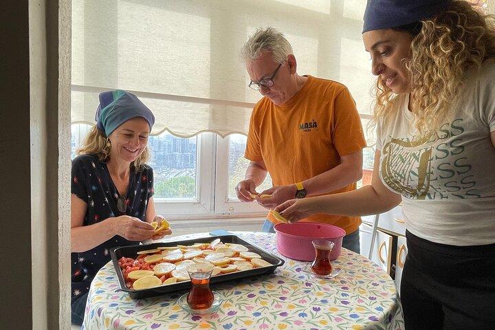 Cours de cuisine turque authentique dans une maison locale d'Istanbul