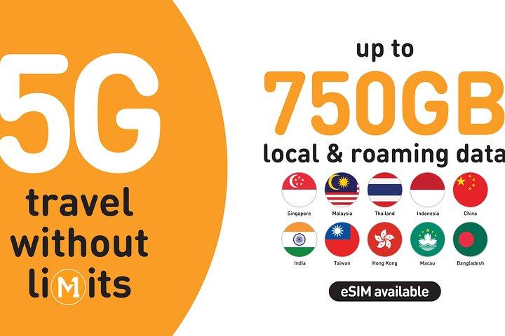 Singapore M1 5G Tourist SIM/eSIM – Aeropuerto y recogida en la ciudad