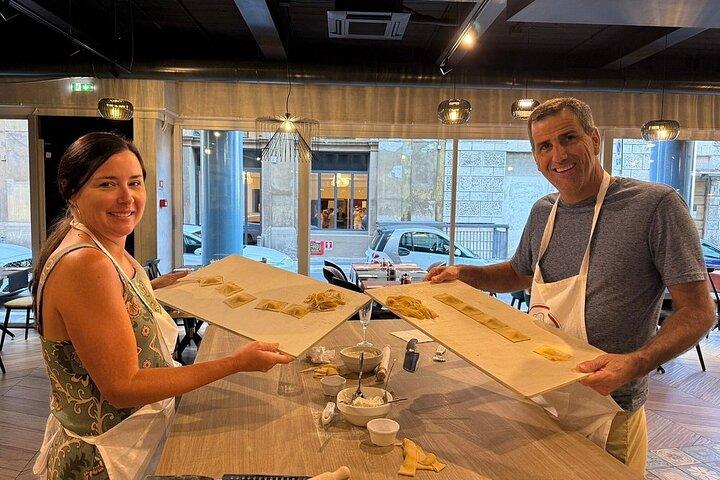 Clase de cocina de pasta fetiche, raviolis y tiramisú en Florencia