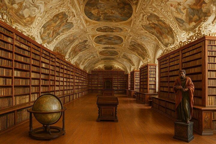 プラハの伝説－城、ストラホフ図書館、ビール、宝物
